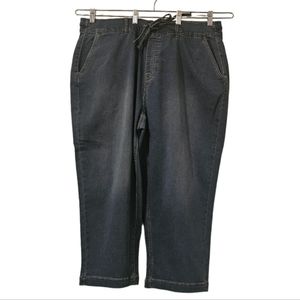 Blue D/C Jeans Penningtons Women's 1948 Fit Stretch Capri Jeans